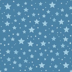 다양한 별 패턴의 배경 일러스트
(Background illustration with various star patterns)