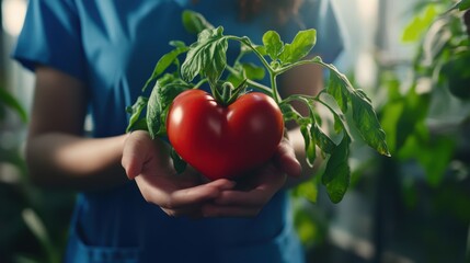 The Heart-Shaped Tomato Plant
