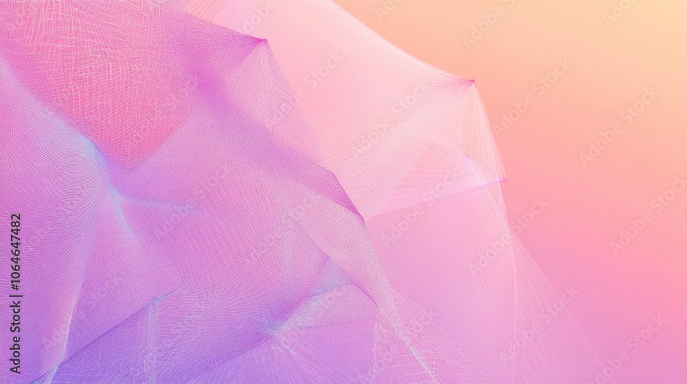 Poster Abstract Soft Colorful Background with Waves