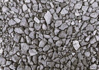 The background of small stones on the ground is very artistic