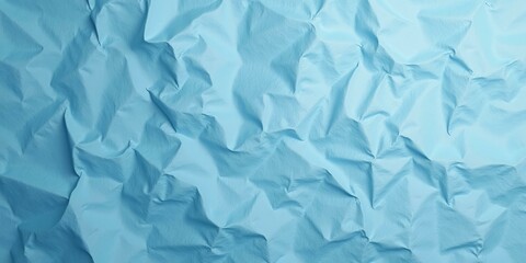 Obraz premium Crinkled Paper Texture Background In Blue-Gray Color