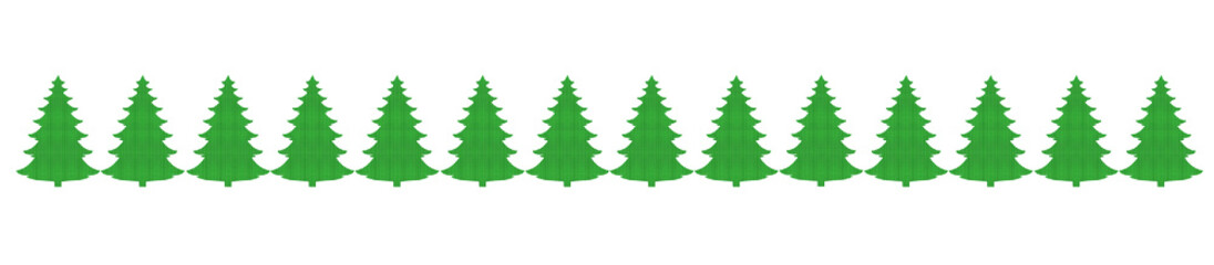 Grün KKarierter Stoff mit Tannenbaum