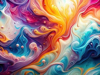 abstract colorful background generative ai