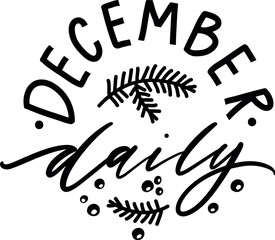 Obraz premium Christmas lettering 