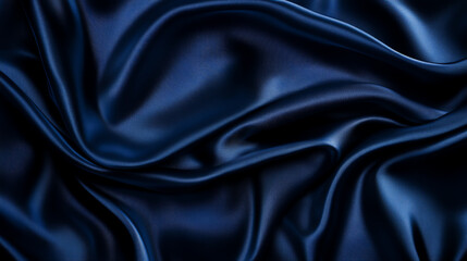 Fototapeta premium Deep navy blue banner background, classic and elegant