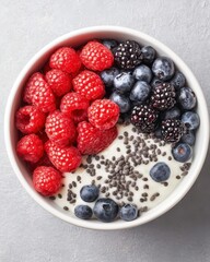 Vibrant Bowl of Superfoods Packed with Nutrients for a Healthy Lifestyle