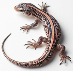 Naklejka premium TRIBAL TATOO トライバル タトゥ 刺青 トカゲ