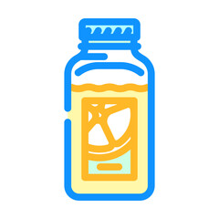 juice raw foodist color icon vector. juice raw foodist sign. isolated symbol illustration