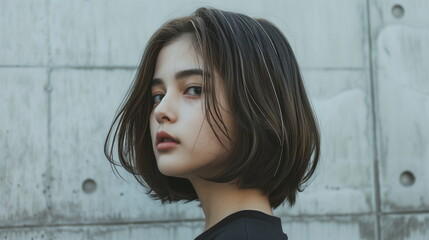 Fototapeta premium 若いヘアモデル