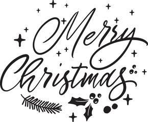 Christmas lettering