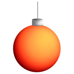 red christmas ball
