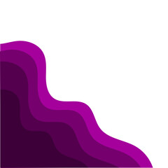 Abstract Wavy Corner