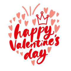 valentine's day lettering