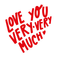 valentine's day lettering