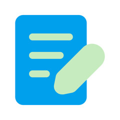 registration duo tone icon