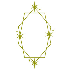 Aesthetic Frame With Sparkle