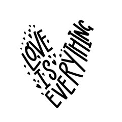 valentine's day lettering