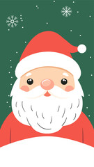 Santa Claus cartoon illustration wallpaper