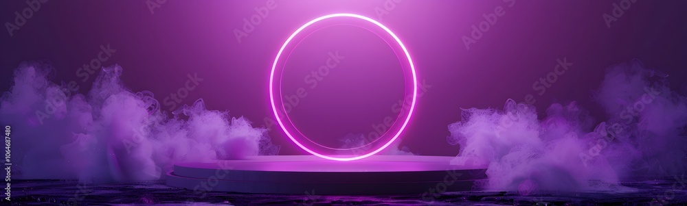 Poster podium background 3d light tech stage future platform game abstract. podium 3d background technology