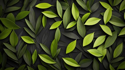 A close up of a plant with triangular leaves, highlighting the interplay of light and shadow on their textured surface.