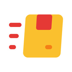 fast delivery flat icon