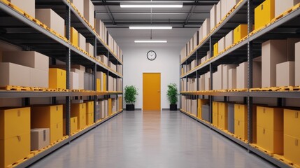 Efficient Digital Inventory Management System with Real Time Data Analysis and Optimization for Streamlined Warehouse Logistics and Supply Chain