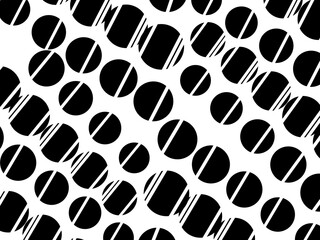 White background with black striped circle pattern. Abstract circle with lines.