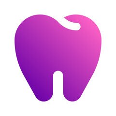 tooth gradient icon