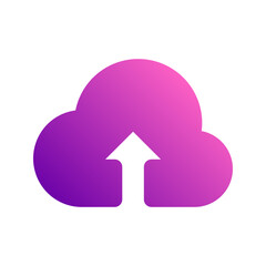 upload gradient icon