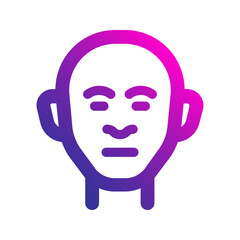 head gradient icon