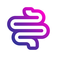 intestine gradient icon