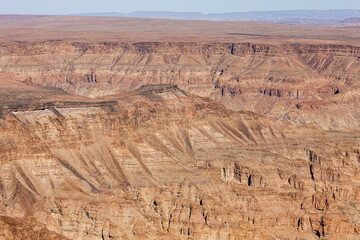 Namibia, Karas Region, Fish River Canyon, View of the Canyon