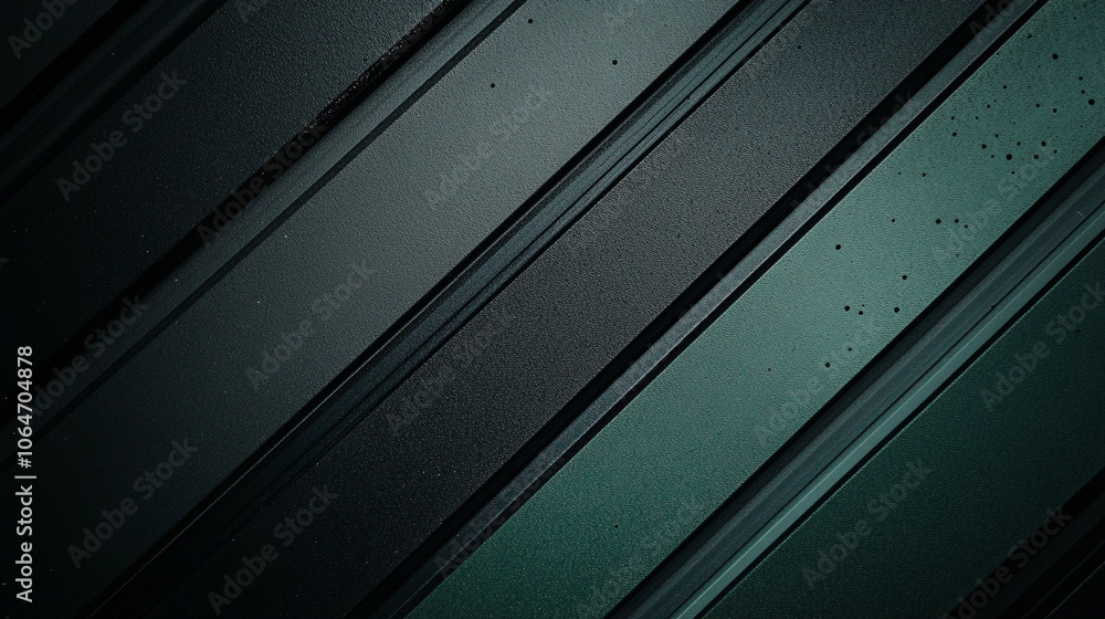 Poster textured abstract surface with diagonal lines in varying shades of black and green