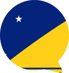 Tokelau Falg on Chat Icon