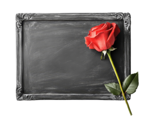 Black chalkboard on a white background, ideal for educational settings, presentations, or creative brainstorming sessions.