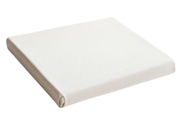 Blank canvas on white background, ideal for creative projects, versatile for painting, drawing, or digital design applications.