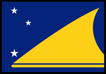 Tokelau Flag rectangle Icon