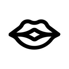 lips line icon