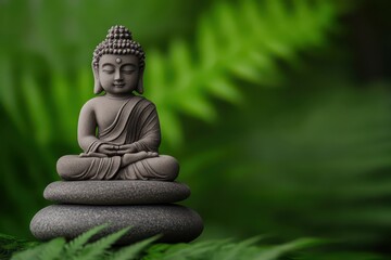 Obraz premium Embrace Soothing Calm: A Journey to Peace and Serenity for the Mind