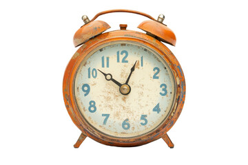 Classic retro alarm clock, timeless design, elegant details, perfect for vintage decor, adds charm to any bedside table