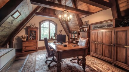 Wooden Home Office