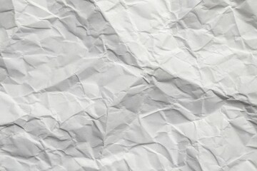 Obraz premium Blank white crumpled and creased paper texture background