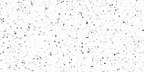 Terrazzo flooring consists of chips of marble texture. quartz surface white, black for bathroom or kitchen countertop. white paper texture background. rock stone marble backdrop textured illustration.