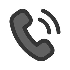 phone outline fill icon