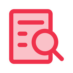 audit outline fill icon