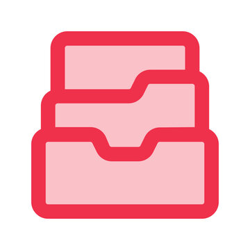 recommend clip art: archive outline fill icon