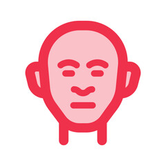 head outline fill icon