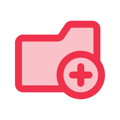 new folder outline fill icon