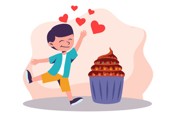 World Chocolate Day Flat Design Illustration