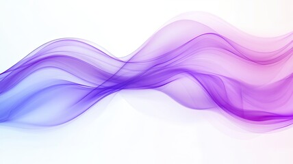 Abstract purple wave flowing on white background, Abstract purple wave flowing on white background

